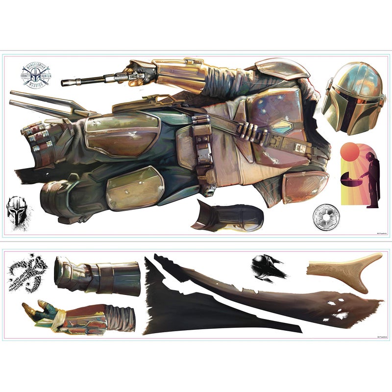 RoomMates Star Wars: The Mandalorian Giant Peel and Stick Wall Decals by RoomMates, RMK4457GM - Image 3